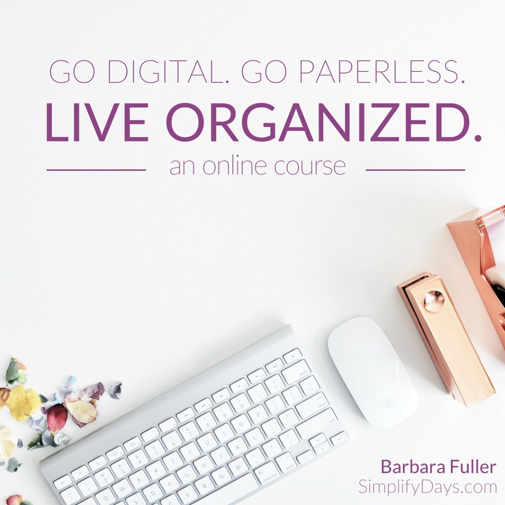 Are you looking for ways to simplify and enjoy life more? Then this course is for you! Get ready to LIVE organized. // SimplifyDays.com